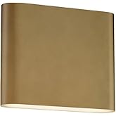 ET2 Lighting E23233-NAB Spartan - 12W 2 LED Wall Sconce-4.75 Inches Tall and 6 Inches Wide