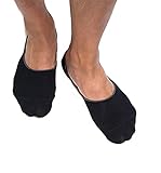 Thirty48 Men No Show Loafer Socks, Boat Shoe Liners with CoolPlus, Non-Slip Grip (Medium/Large (10-12), Black & Brown (6 Pairs))