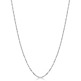 Solid 10k Gold 0.85mm Dainty Singapore Chain (14, 16, 18, 20, 22, 24 or 30 inch in white, yellow or rose gold)