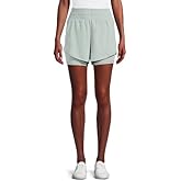 Avia Activewear Women's Running Shorts with Bike Liner (as1, Alpha, xx_l, Regular, Regular, River Green)