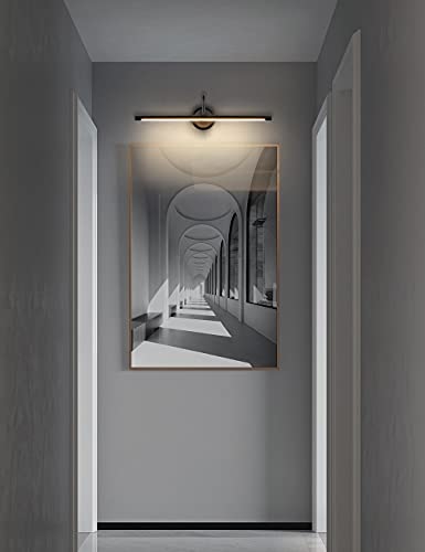 ECOBRT Modern LED Picture Light Fixtures Black Full Metal Artwork Display Light Fixture 24.4\