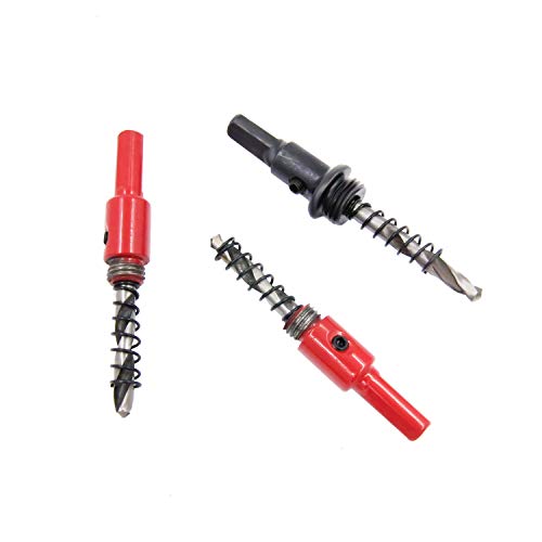 Laiwei Bi-Metal Hole Saw Kit, 7 Pcs 7/8" to 2-1/2" General Purpose Hole Saw Drill Bits, HSS Hole Cutter with Arbor for Wood, Plastic, Drywall, Soft Metal - Thumbnail 4