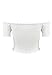 PRETTODAY Women's Sexy Off Shoulder Crop Tops 10 Colors Summer Long Sleeves Casual Slim Tees (Small, A-White-D)