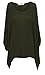 Women's Scoop Neck Cold Shoulder Lightweight Wide Trapeze Hem Casual Tunic Top