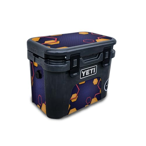 Carbon Fiber Skin Compatible with Yeti Roadie 15 Hard Cooler - Complimentary He…