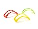 TopKitch Set of 12 Stackable Microwave Safe Taco Holders for Hard or Soft Shells - (4 Red, 4 Yellow and 4 Green)