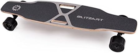 BLITZART X-Plore Electric Skateboard Longboard 17mph Range 350W Hub-Motor 3.5" 90mm