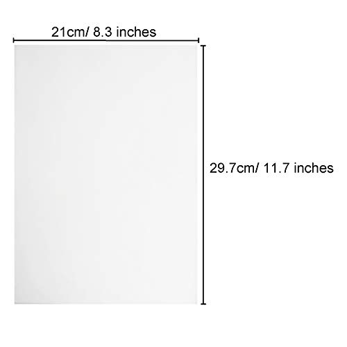 100 Sheets Translucent Tracing Paper Vellum Transparent Tracing Paper for Sketching Tracing Drawing - Thumbnail 4