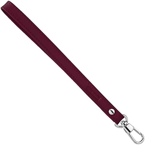 Alban Leather Wrist Strap for Wallet Clutch Wristlet Purse Keys Keychain