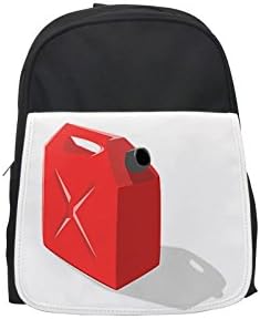 Jerrican printed kid's backpack, Cute backpacks, cute small backpacks, cute black backpack, cool black backpack, fashion backpacks, large fashion backpacks, black fashion backpack