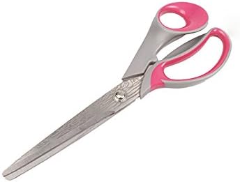 Left Handed Quality Stainless Steel Large Multipurpose Scissors Cutting Shears Length 9.4 Inches for Kitchen Arts &amp; Crafts Sewing Dressmaking