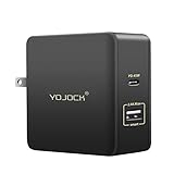 57W USB-C PD Charger with 45W Power Delivery USB-C & 5V 2.4A USB Wall Charger for Macbook iPhone X 8 Plus Samsung Galaxy S8 Note8 Nexus 5X 6P Nintendo Switch Dell XPS 45W Laptop and More