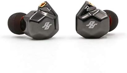TENHZ K5 2BA+2DD Quad Driver in-Ear HiFi Earphone with Aluminum Alloy Housing, Detachable MMCX Cable (Gray)