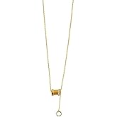 Carrylush Pendant Snake Chain Necklace for Women gold trendy necklace for womens Dainty Cute Jewellery Minimalist Tarnish-Free Daily Wear Gift for Her Dainty Cute Jewelry gold trendy necklace
