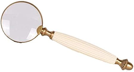 Hjbh Lupas Lupa De Lectura 10 Veces Mayor De La Lectura De Mano Lupa De Cristal De La Lente De Medicion Dibujo De Un Estudio Documental Regalo Decoracion Amazon Es Hogar