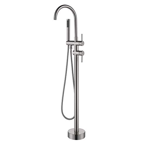 TapLong Freestanding Bathtub Faucet Tub Floor Mount Bathroom Faucets