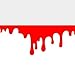 Iuhan Fashion Red Blood Car Stickers Reflective Car Decals Light Bumper Body Sticker Decal