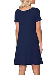 lionstill Women's Casual T Shirt Dress Summer