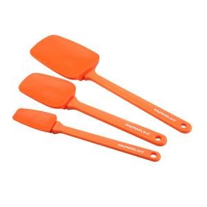 Quality 3-Piece Spoonula Set - (Orange) By Rachael Ray