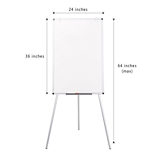 2 VIZ+PRO+Melamine+Tripod+Whiteboard+Flipchart