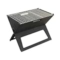 Fire Sense Notebook Charcoal Grill, Camping BBQ Tailgating,