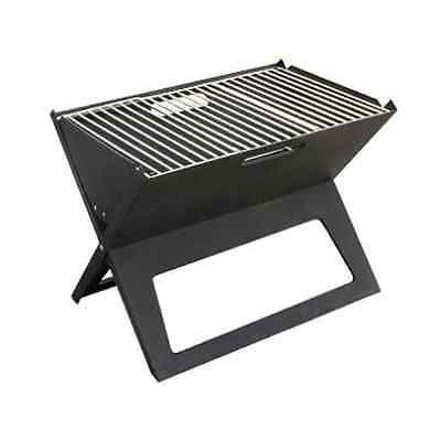 Fire Sense Notebook Charcoal Grill, Camping BBQ Tailgating,
