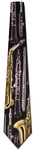 Woodwind Instruments Tie Mens Neckties by Three Rooker - Thumbnail 4
