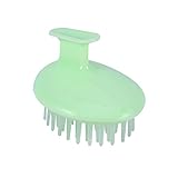 Shampoo Scalp Hair Massage Massager Brush Shower Bathing Washing Comb (Green)