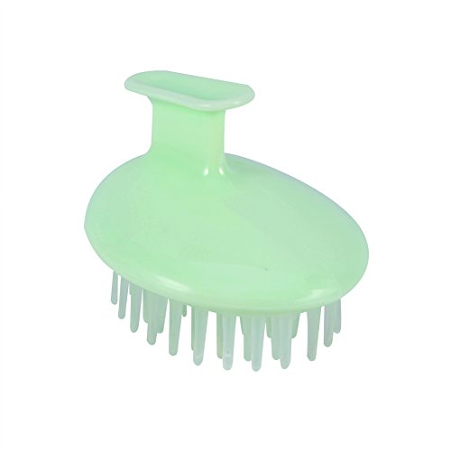 Shampoo Scalp Hair Massage Massager Brush Shower Bathing Washing Comb (Green)