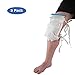 Kinship Comfort Brands Refillable Ice Pack Wrap, Reusable Bag for Knee, Shoulder, Elbow, Neck, Ankle, Swelling and Pain Relief, Leak Resistant, 4 Tie Strings, Soft, Latex Free, Pack of 5