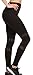 Juniors High Rise Fintess Leggings Yoga Pants w/ Black Mesh Leg Panels, Small