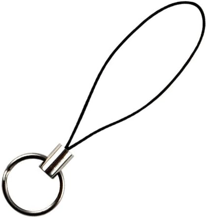 Amazon 携帯ストラップ 二重リング付き 黒 30個 携帯ストラップパーツ 通販