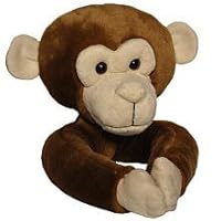 Curtain Critters ALCHMY150909SET Plush Safari Chocolate Monkey Curtain Tieback Set- 2