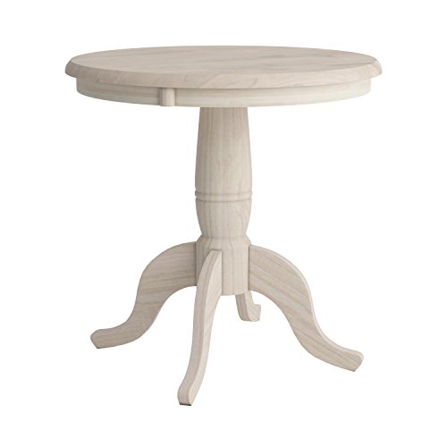 International Concepts Round Top Pedestal Table, 30-Inch