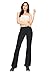 WB961 Womens Slim-Fit Bootleg Yoga Pants XXL Black
