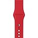 Sport Band for Apple Watch 42mm, BANDEX Soft Silicone Strap Replacement Wristbands for Apple Watch Sport Series 3 Series 2 Series 1(Red M/L)