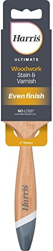 Harris Ultimate Woodwork Stain Varnish Paint Brush 2 inch No Loss Bristle view 2