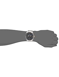 Invicta "aviador Acero Inoxidable de cuarzo reloj Casual, Color: plateado (Modelo: 22984)