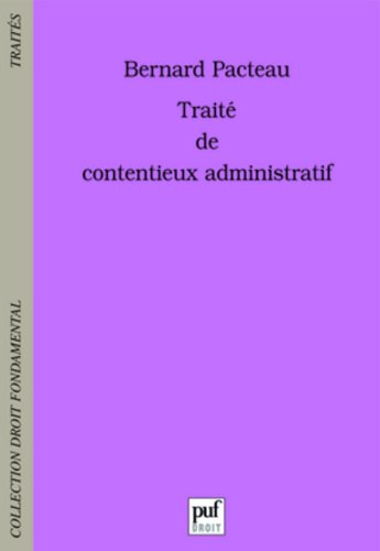 Traité de contentieux administratif