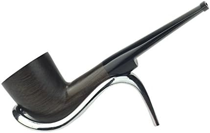 SJMMYD Ebony Wood pipe 9mm activated carbon filter pipe tobacco tobacco pipe,Straight bucket