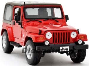 1:18 Jeep Wrangler Sahara New DIECAST Model CAR RED