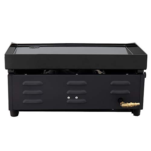 RecPro RV Griddle/Grill Combo Includes FlatTop and Grill Plate LP