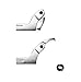 C Spanner Tool Adjustable Hook Wrench 32-76mm / 1-1/4-3-Inch Chrome Vanadium (Medium)