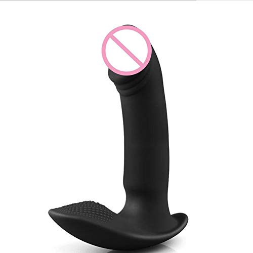 Wearable Penis Female Masturbator Clitoris Stimulation Vibrator Sex Toy Invisible Shock Waterproof Adult Sex Products,Black,3.5Cm