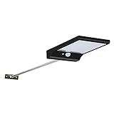 450Lumens Max Solar Light, Upgraded 36LED Ultra-slim Wireless Solar Motion Sensor Lights Street Lighting Outdoor Lights Motion Security Lights - With Rechargeable 18650 Batteries (2600mah)