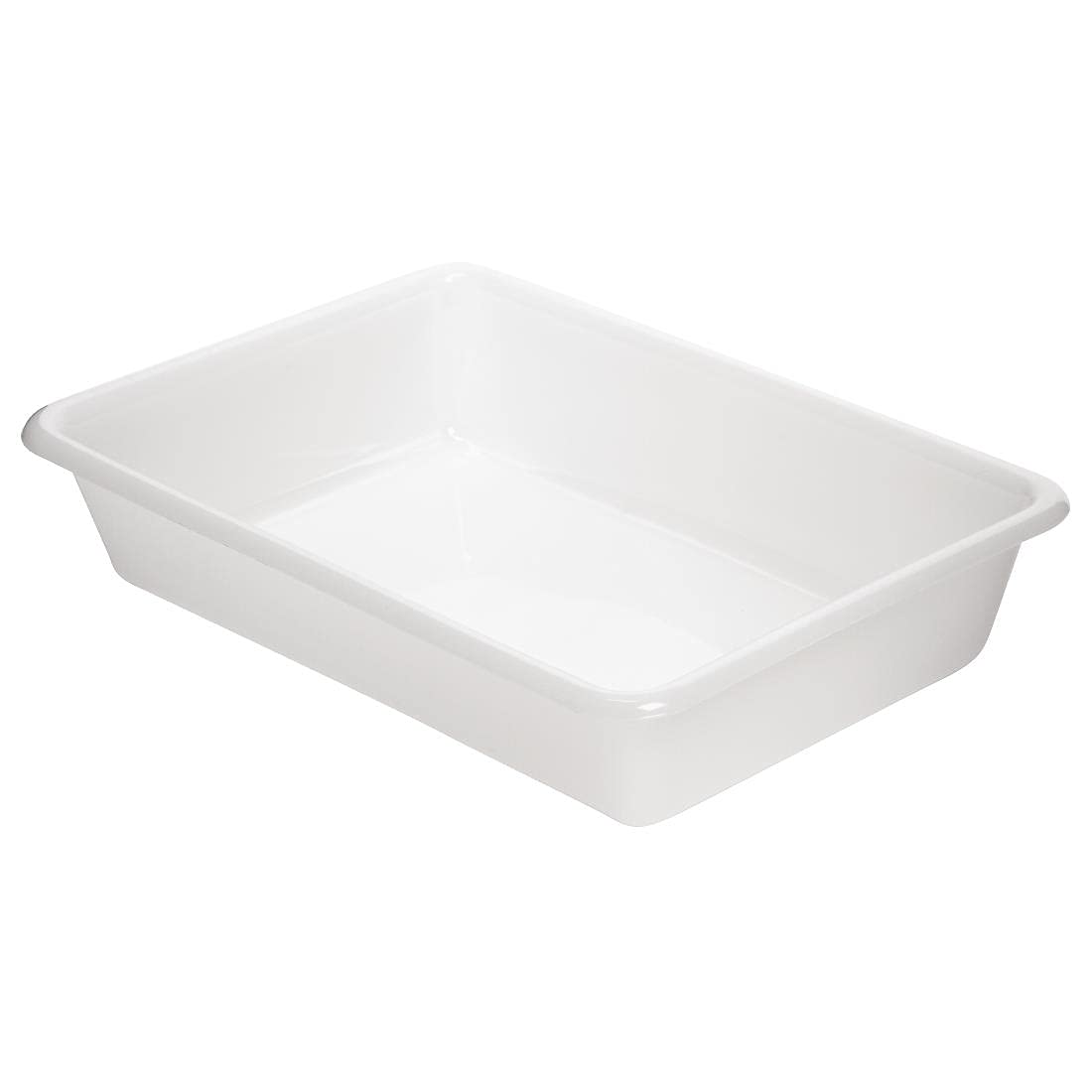 Araven J216 Shallow Food Storage Tray, White, 43.5 x 28.5 x 8 cm