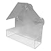 Evelots Clear Acrylic Window Bird Feeder, Strong All Weather Suction Cups