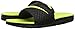 Nike Men's Benassi Solarsoft Slide Athletic Sandal, Black/Volt, 8 D(M) US