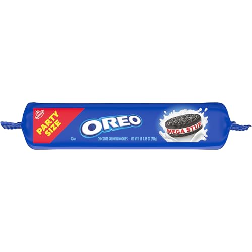 OREO MEGA STUF CHOCOLATE SANDWICH COOKIES, PARTY SIZE, 1 LB 9.35 OZ