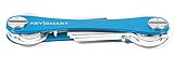 KeySmart Extended | Compact Key Holder and Keychain Organizer (2-8 Keys, Teal)